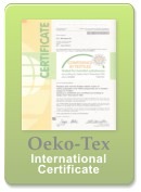 Oeko-Tex International Certificate