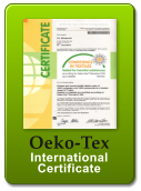 Oeko-Tex International Certificate